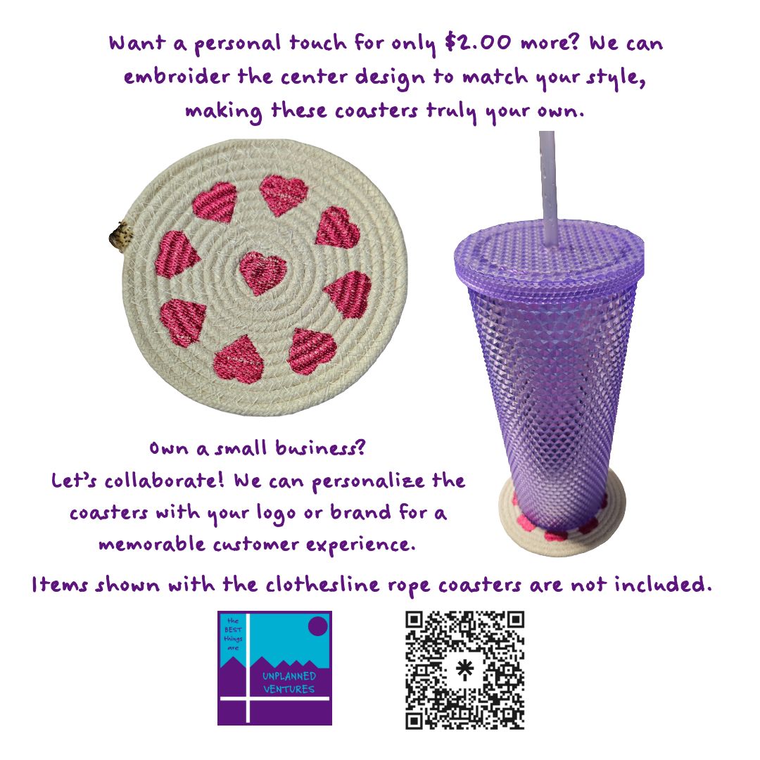 Clothesline Rope Coasters