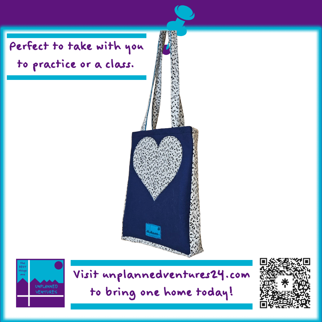 Music Notes Tote Bag