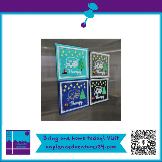 RV Therapy Embroidered Magnets