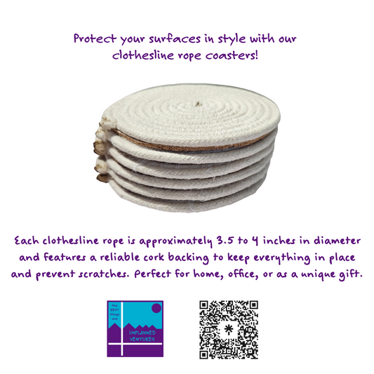 Clothesline Rope Coasters