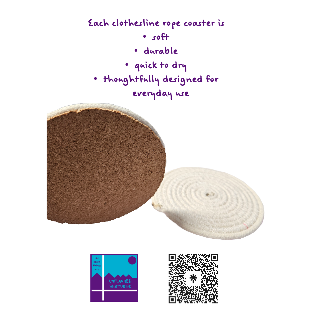 Clothesline Rope Coasters