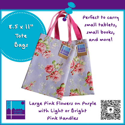 8.5x11 Inch Tote Bags