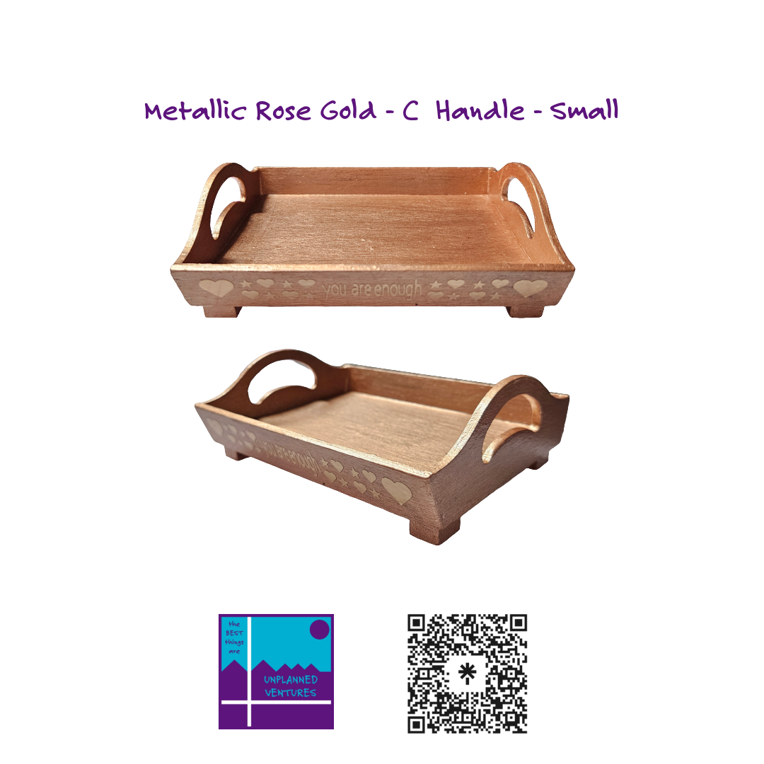 Raised Wood Trays