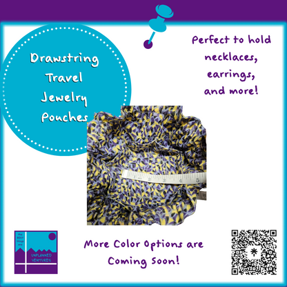 Drawstring Travel Jewelry Pouches