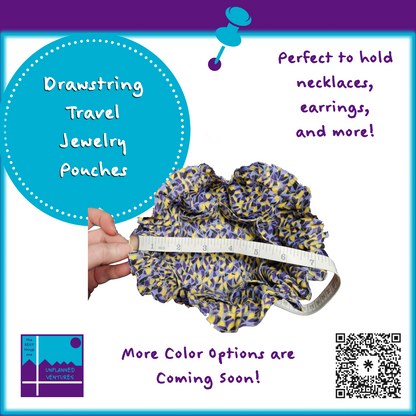 Drawstring Travel Jewelry Pouches